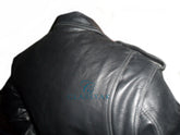 Fashion Biker Leather Jacket Black Motorcycle - Premiere Buffalo Leather